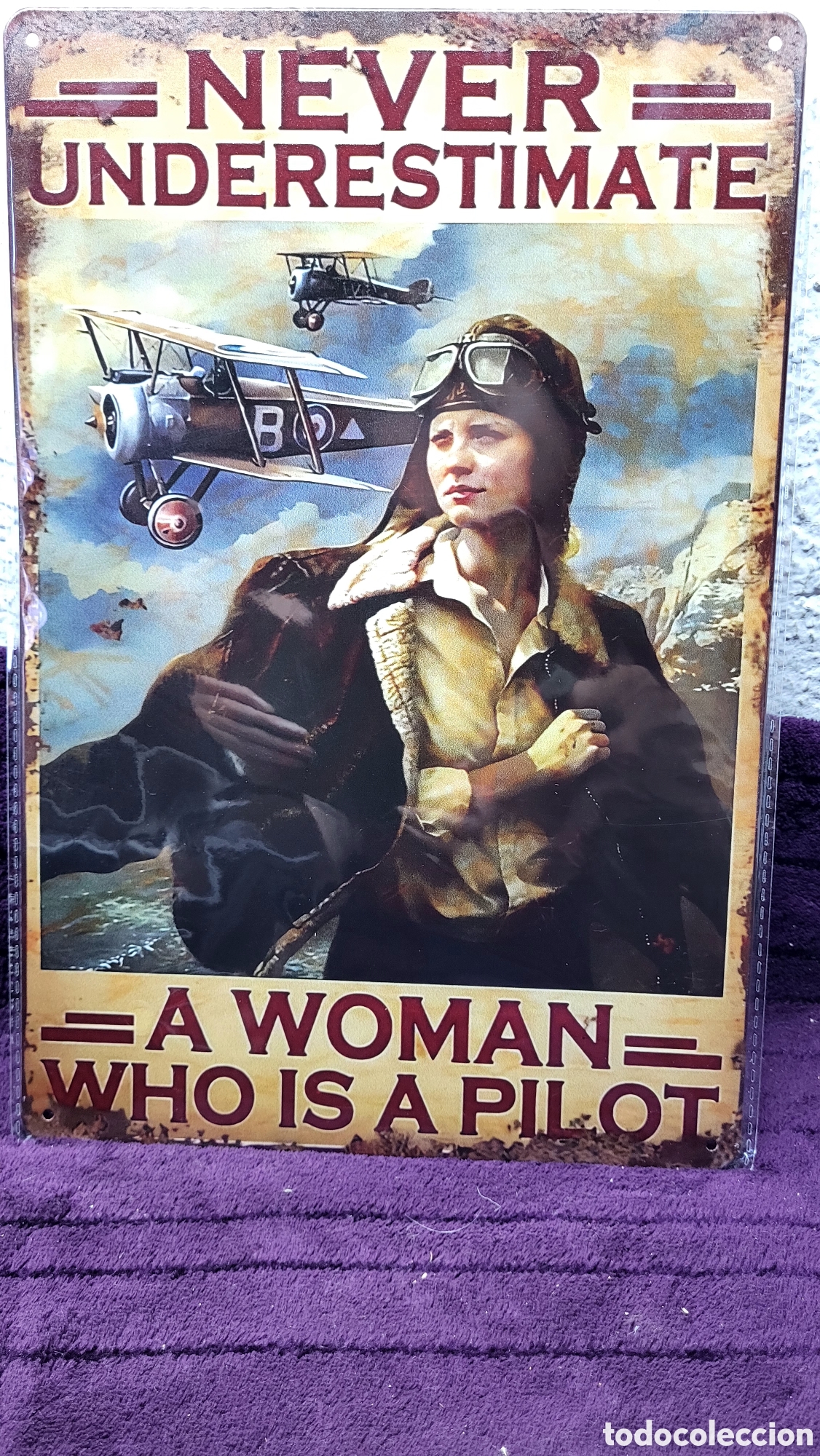 Posters: Cartel met&aacute;lico militar