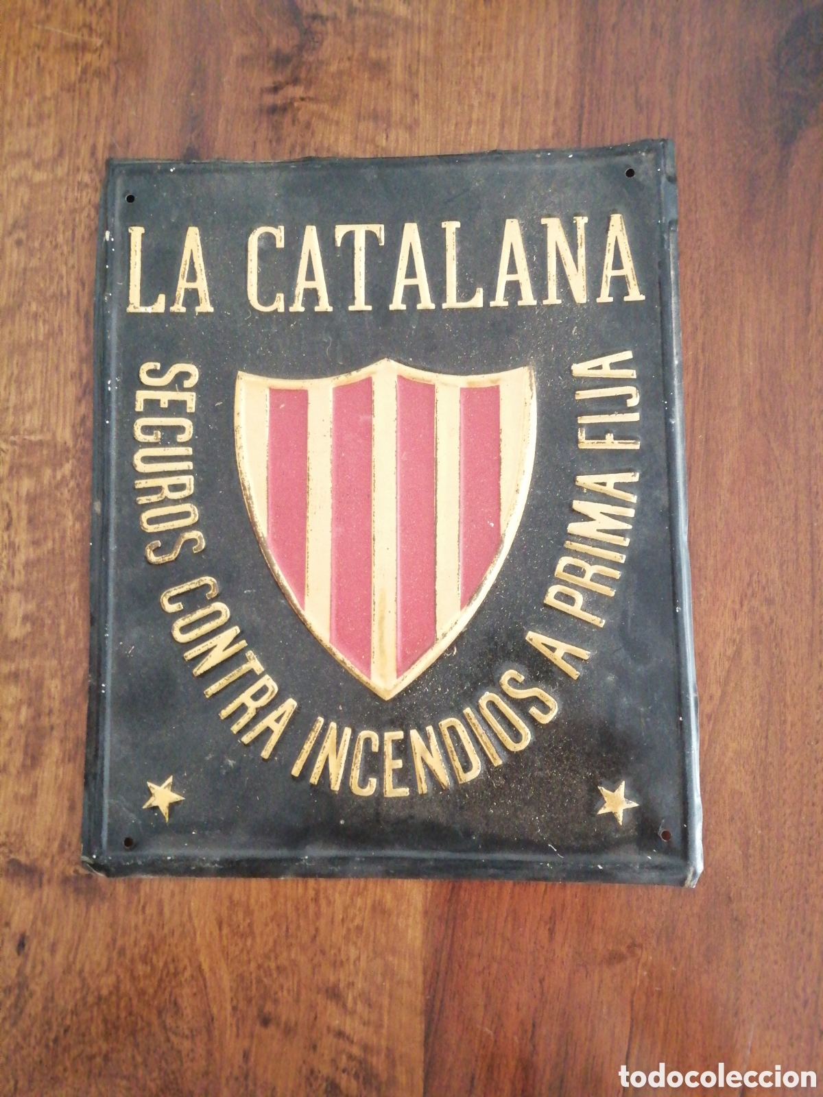Carteles: Chapa PUBLICITARIA LA CATALANA - Foto 1