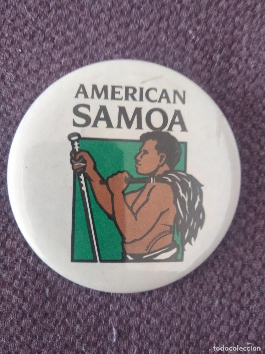 Carteles: Chapa aguja de la Samoa Americana - Foto 1