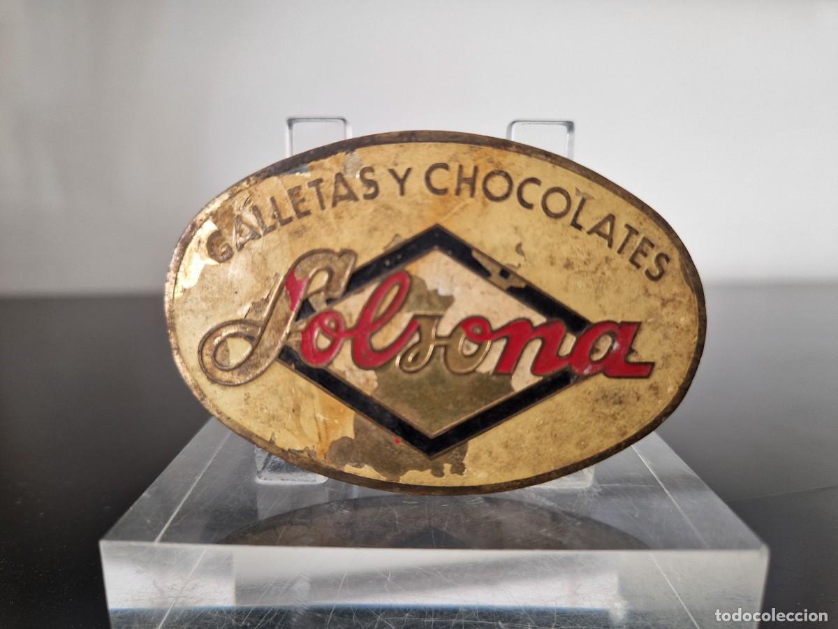 Carteles: PLACA INSIGNIA GALLETAS Y CHOCOLATES SOLSONA - Foto 2