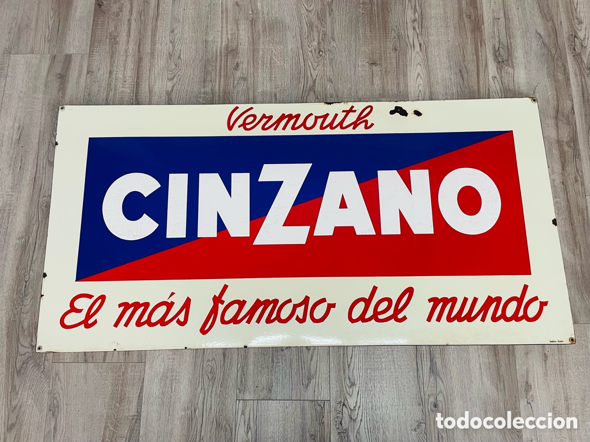 Affiches: Cartel esmaltado CINZANO