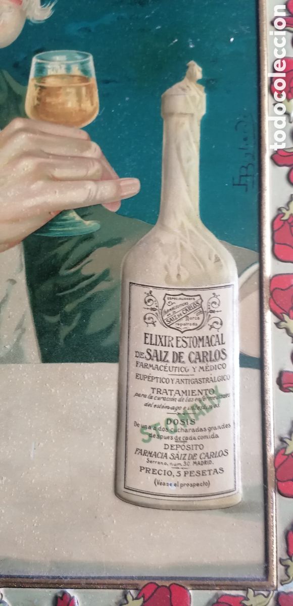 Carteles: Chapa Saiz de Carlos, elixir estomacal - Foto 4