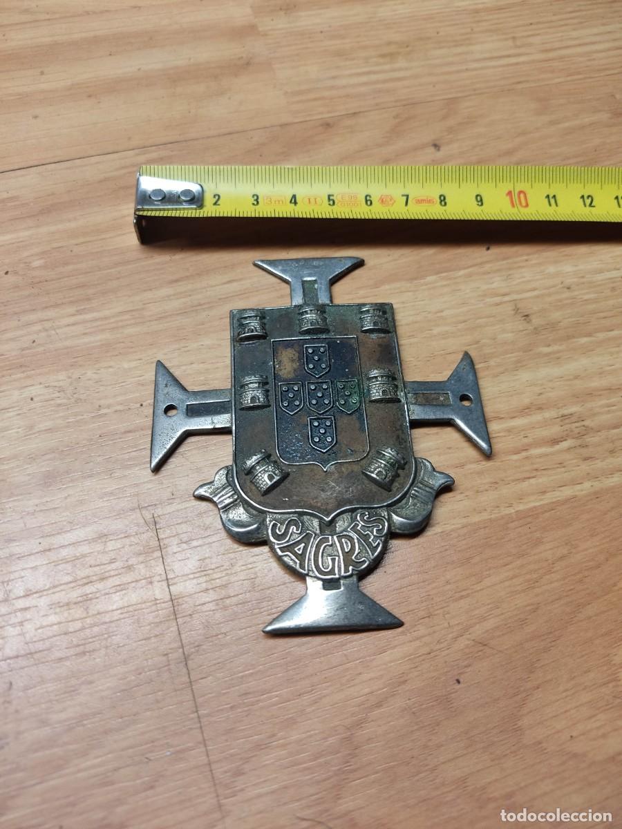 Posters: Antigua chapa para frontal coche de seguros Sagres