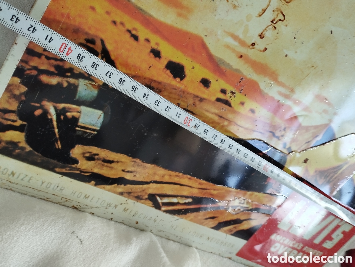 Carteles: C&aacute;rtel hojalata Levis. - Foto 4