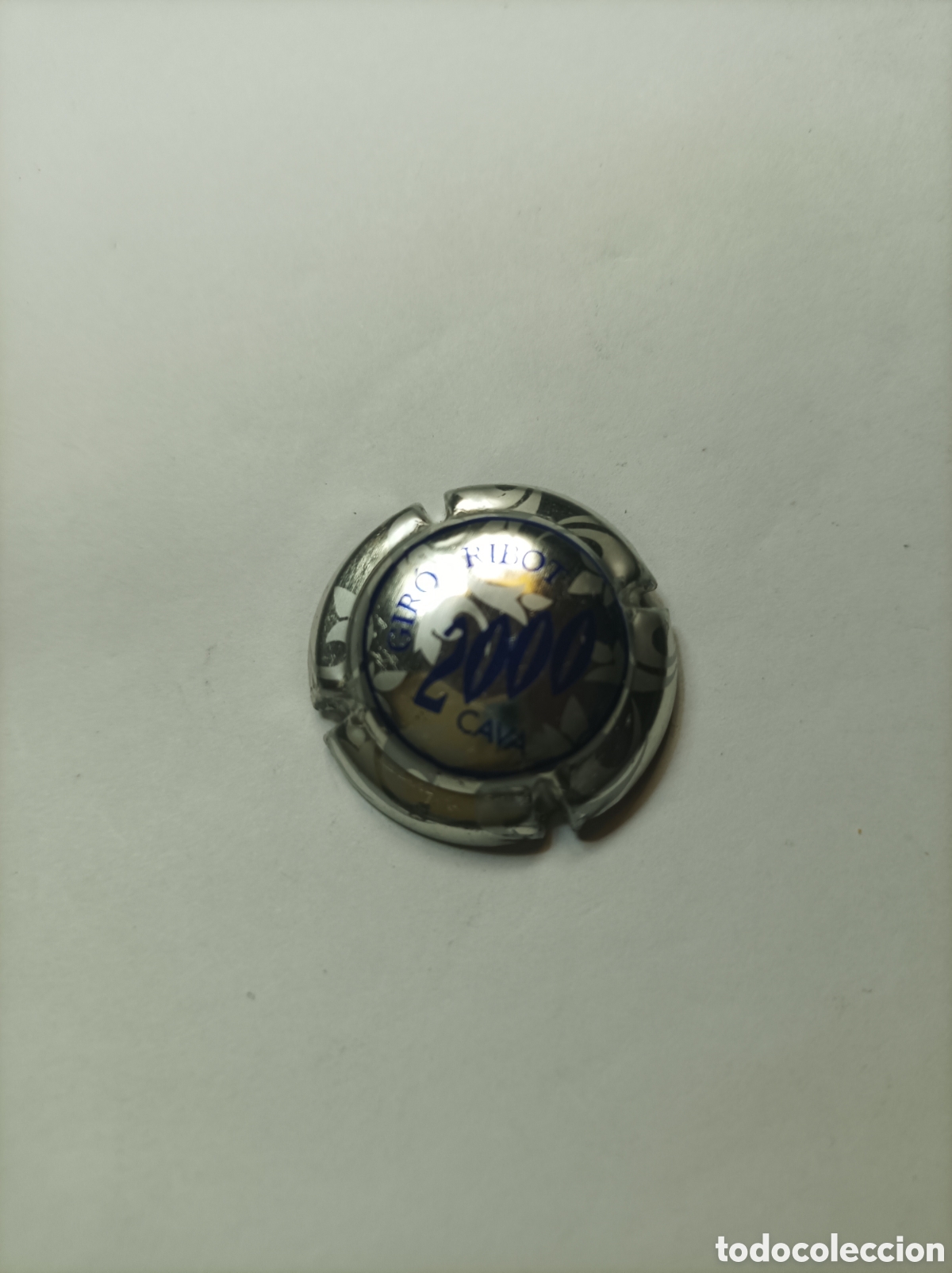 Carteles: GIRO RIBOT. CAVA 2000. CHAPA PLACA CAVA. - Foto 1