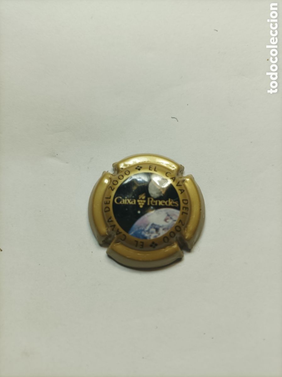 Carteles: CAIXA PENEDES. CHAPA PLACA CAVA. - Foto 1