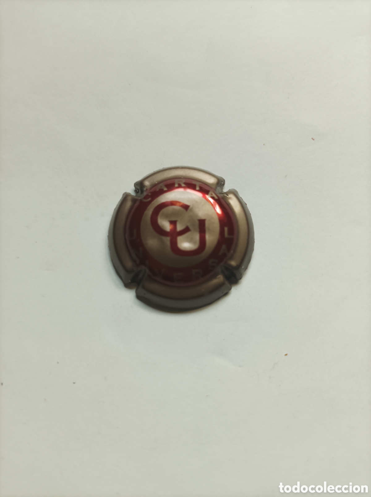 Carteles: CARTA UNIVERSAL. CHAPA PLACA CAVA. - Foto 1