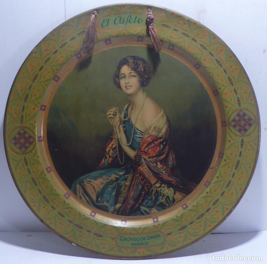 Carteles: PLATO CHAPA ANTIGUO LITOGRAFIA - Foto 1