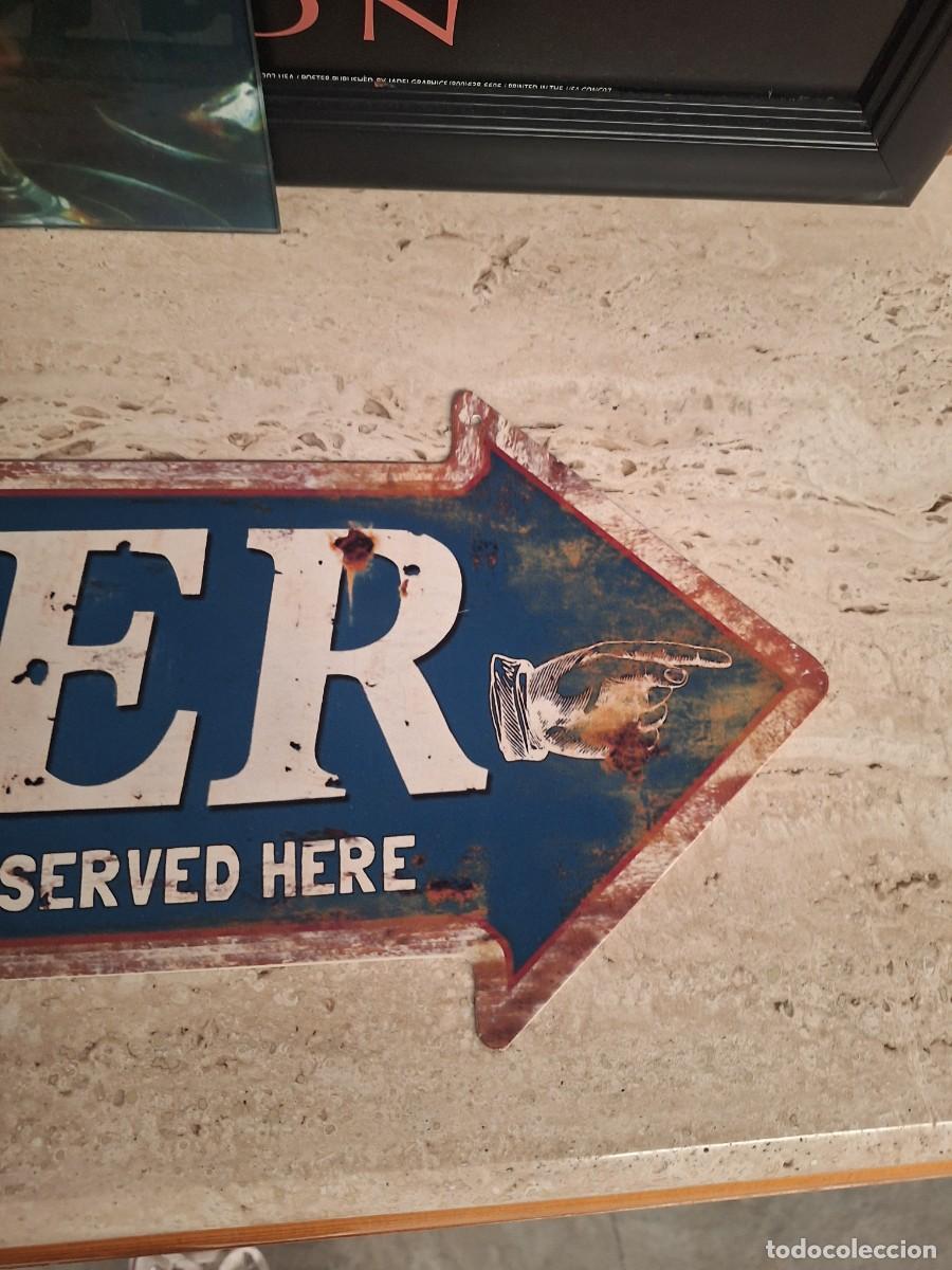 Carteles: Cerveza letrero &rdquo;ICE COLD BEER SERVED HERE&rdquo; - Foto 2