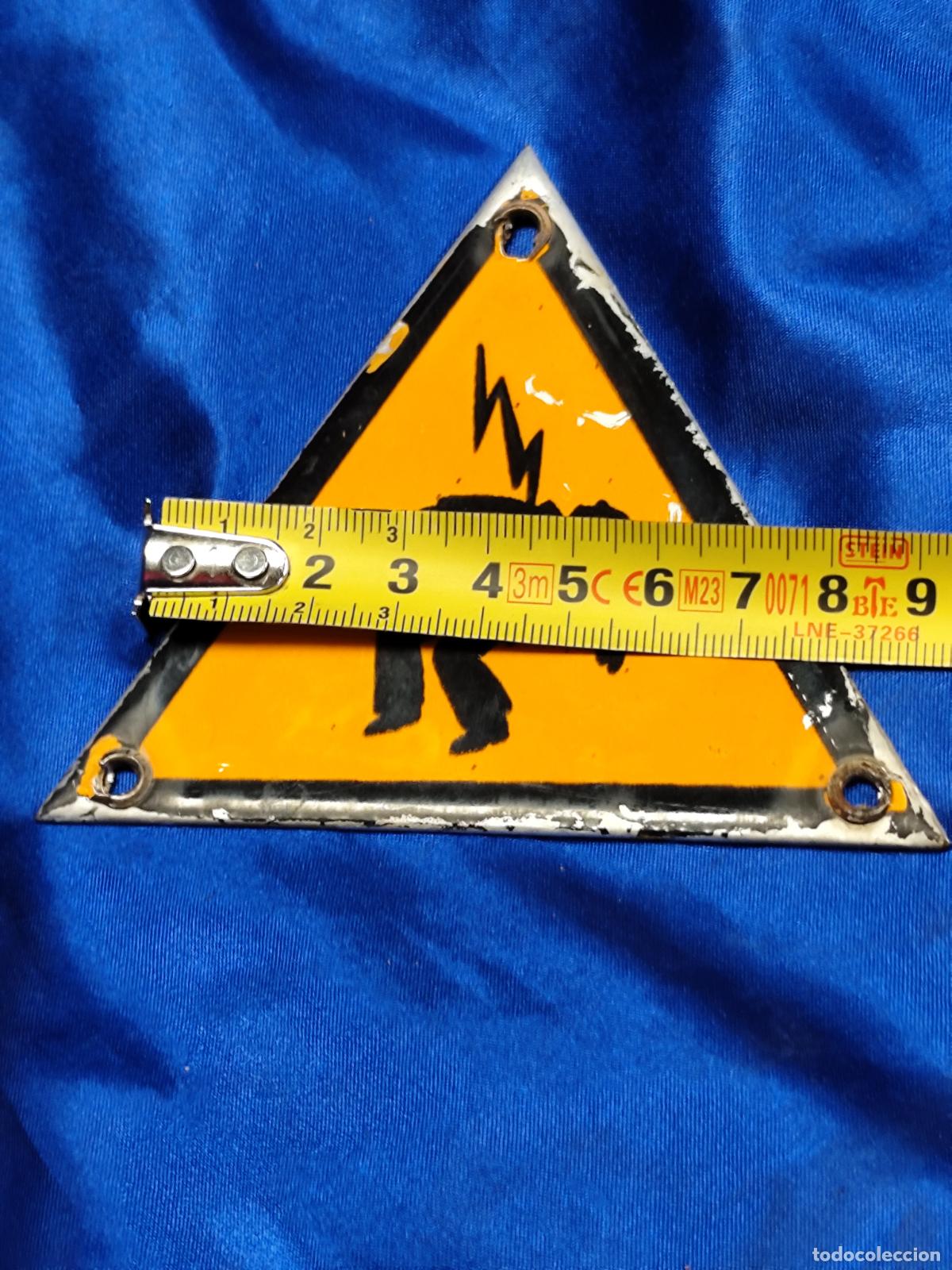 Carteles: CHAPA TRIANGULAR ALTA TENSION PELIGRO - Foto 5
