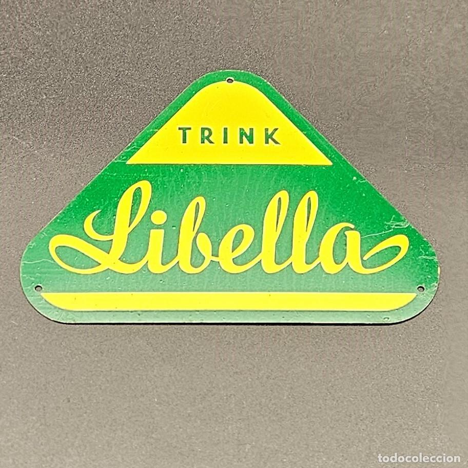 Carteles: Chapa de propaganda de Libella. 1950 - 1959 - Foto 1