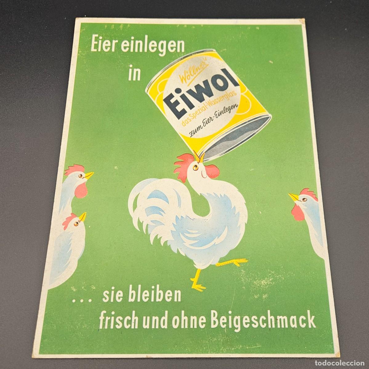 Carteles: Propaganda de cart&oacute;n de EIWOL. 1950 - 1959 - Foto 1