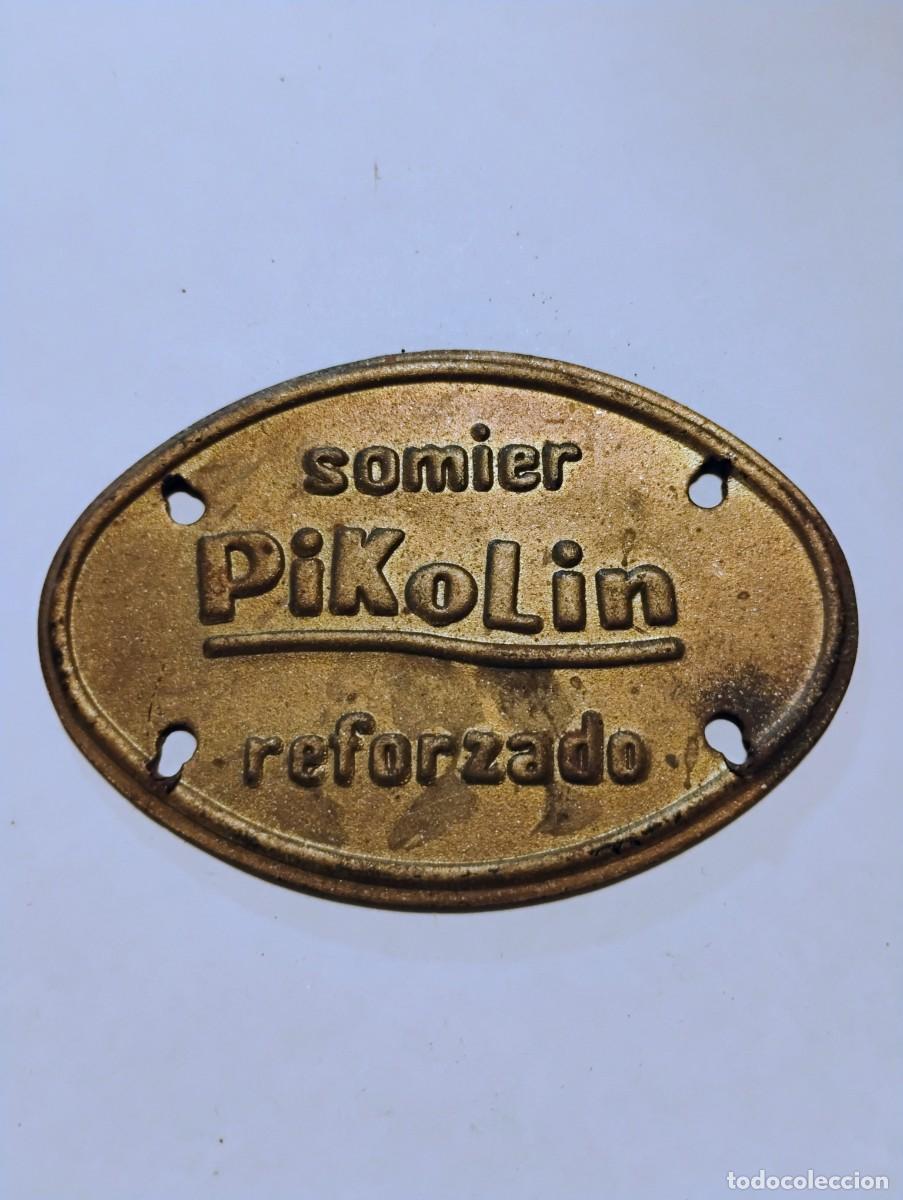 Carteles: Chapa Pikolin de antiguo somier - Foto 1
