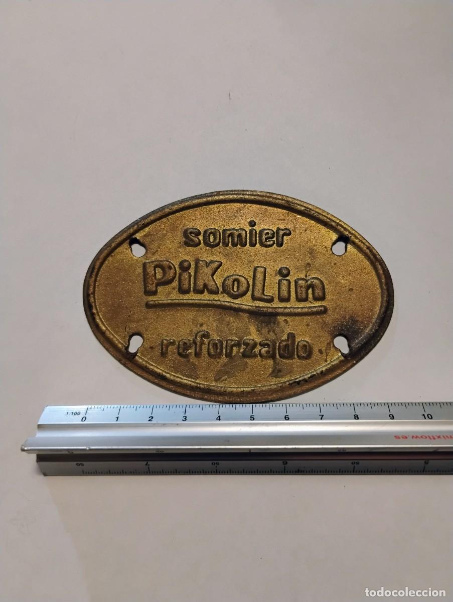 Carteles: Chapa Pikolin de antiguo somier - Foto 2