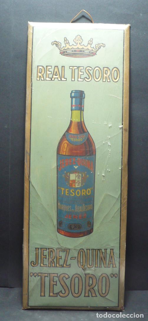 Carteles: CHAPA DE PUBBICIDAD REAL TESORO - Foto 1