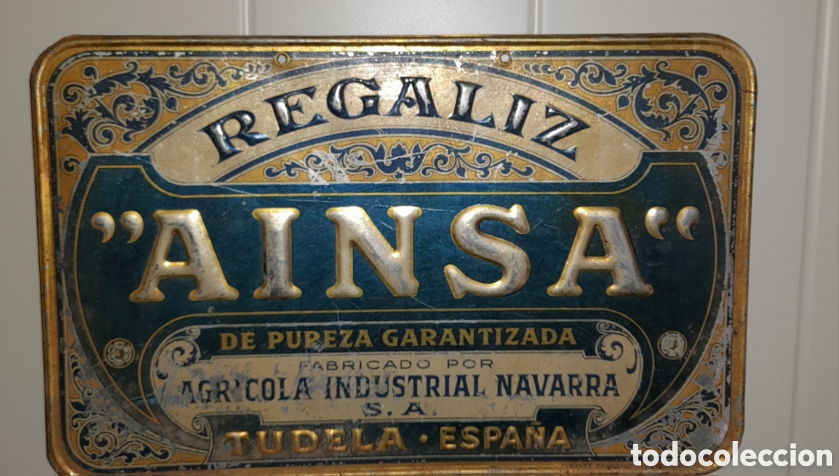 Carteles: Chapa publicidad regaliz AINSA - Foto 2
