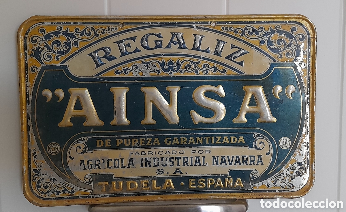 Carteles: Chapa publicidad regaliz AINSA - Foto 3