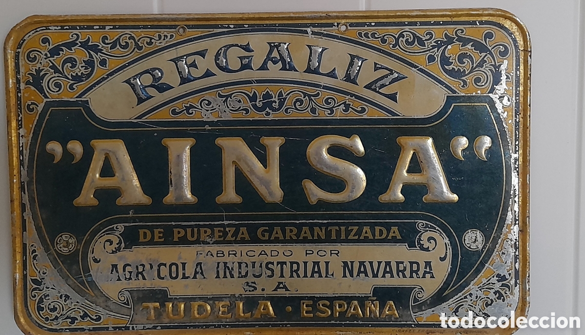 Carteles: Chapa publicidad regaliz AINSA - Foto 4