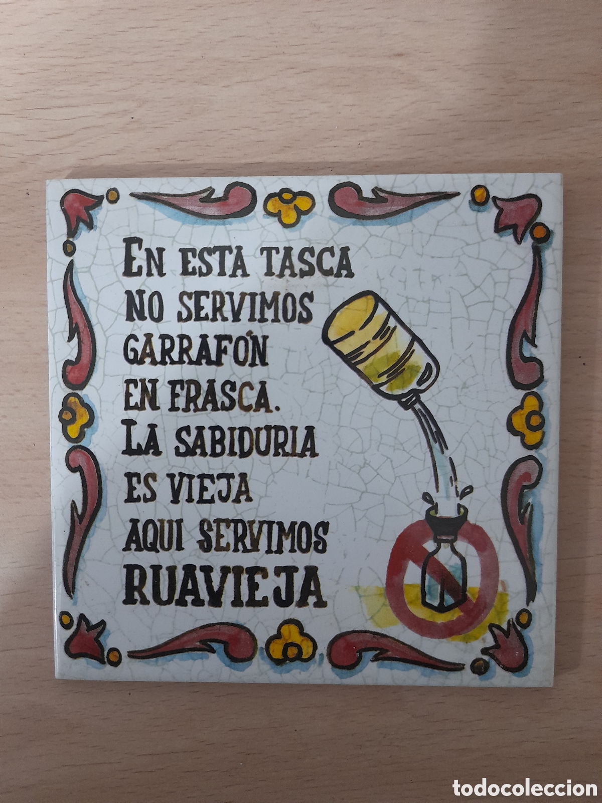 Carteles: Lote de 8 azulejos Ruavieja - Foto 2