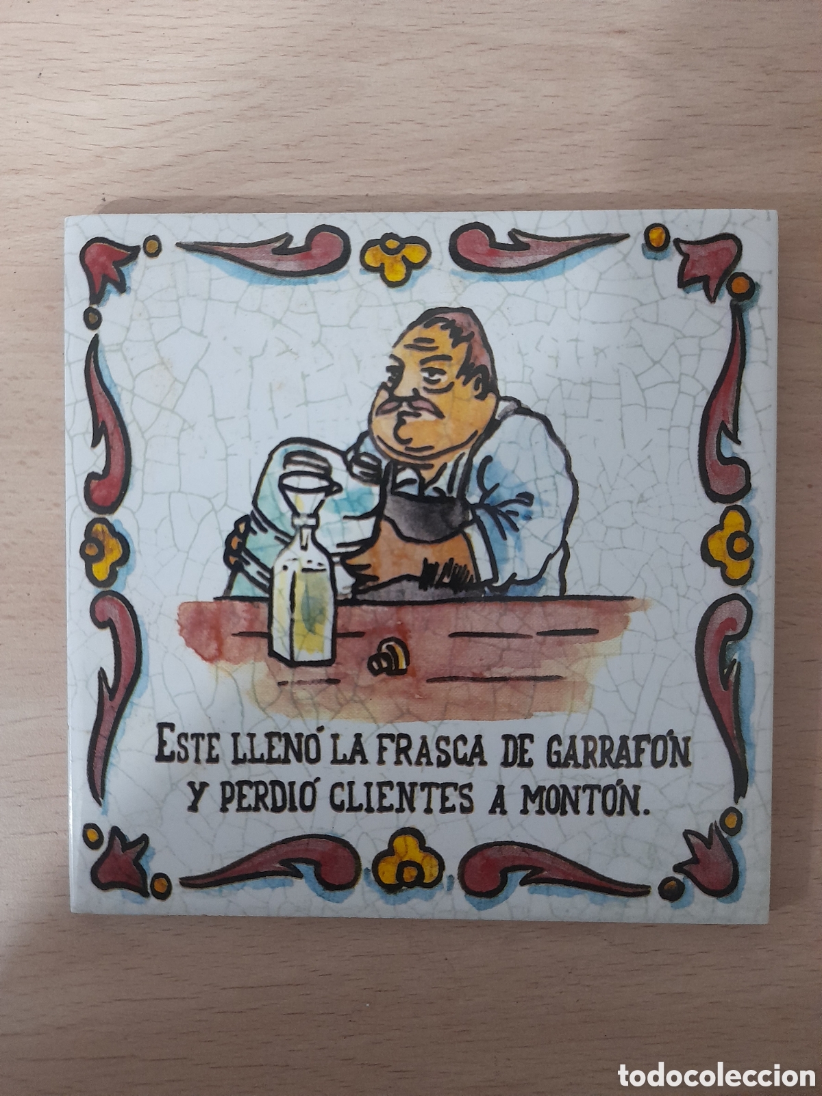 Carteles: Lote de 8 azulejos Ruavieja - Foto 6