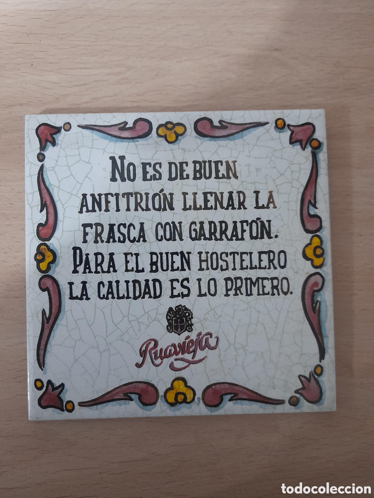 Carteles: Lote de 8 azulejos Ruavieja - Foto 8