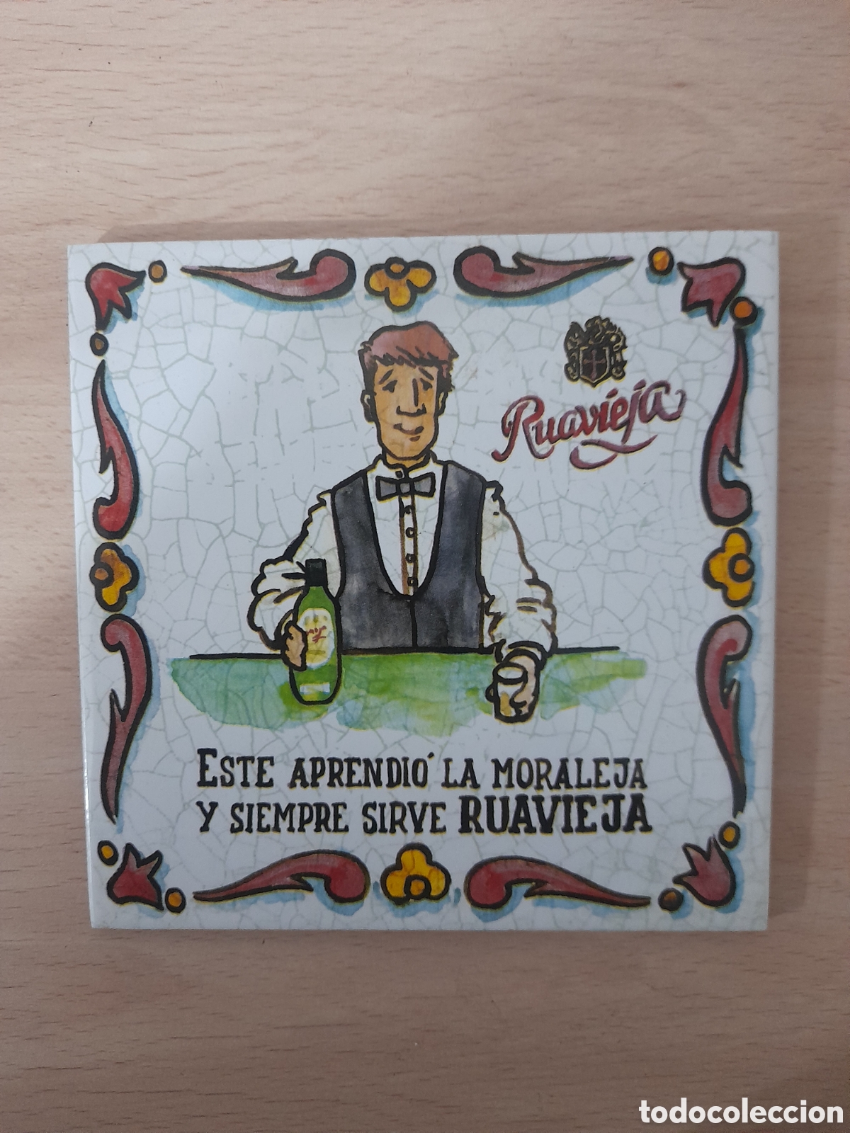 Carteles: Lote de 8 azulejos Ruavieja - Foto 1