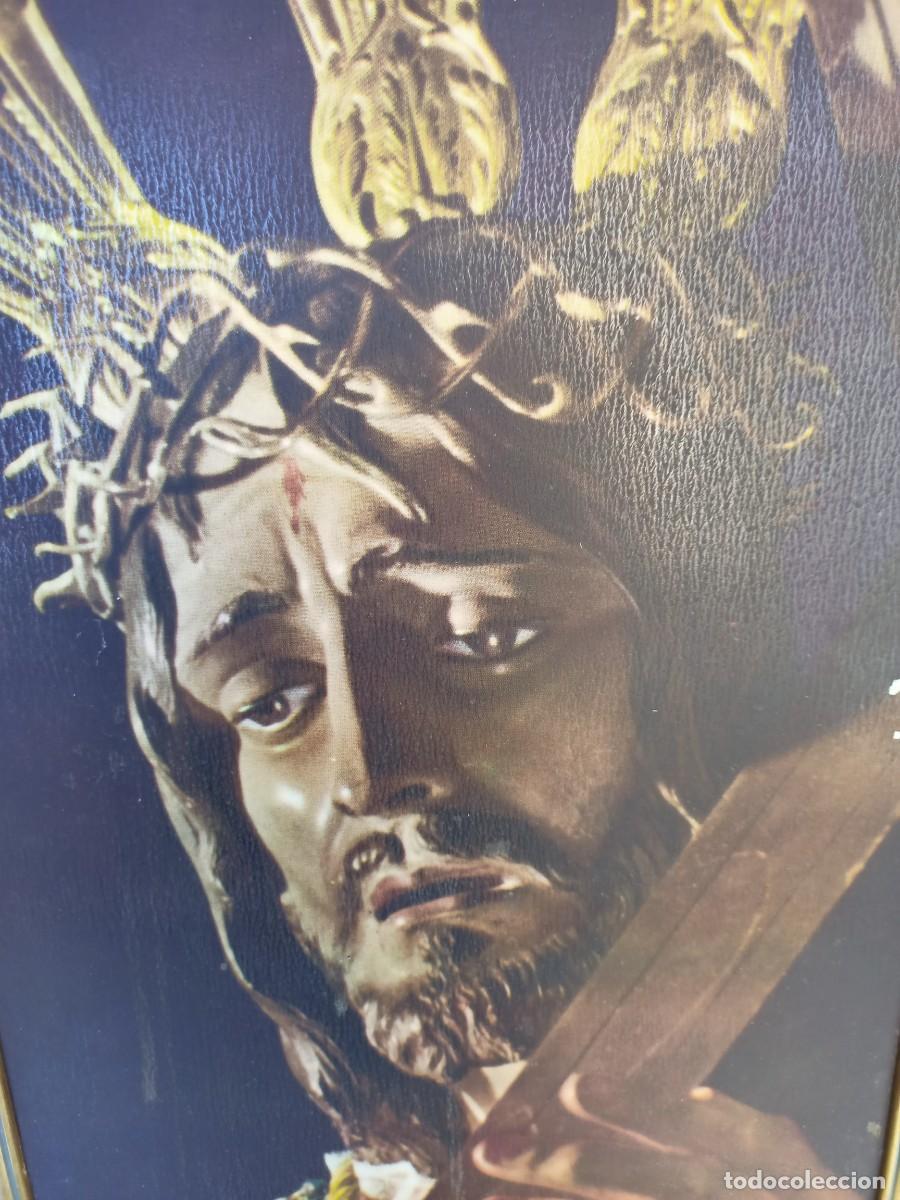 Carteles: Cuadro de Cristo, litograf&iacute;a en chapa - Foto 2