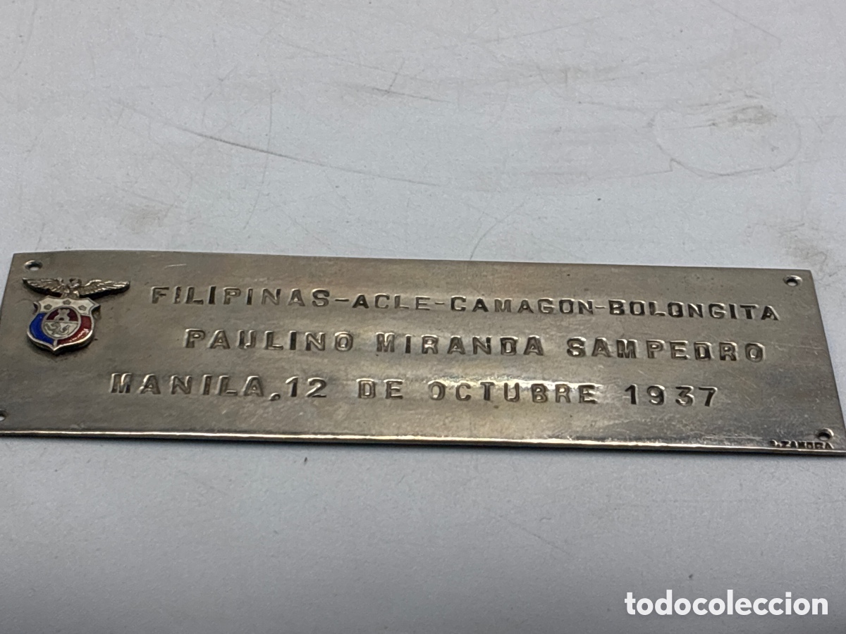 Carteles: Placa conmemorativa de Filipinas. - Foto 1
