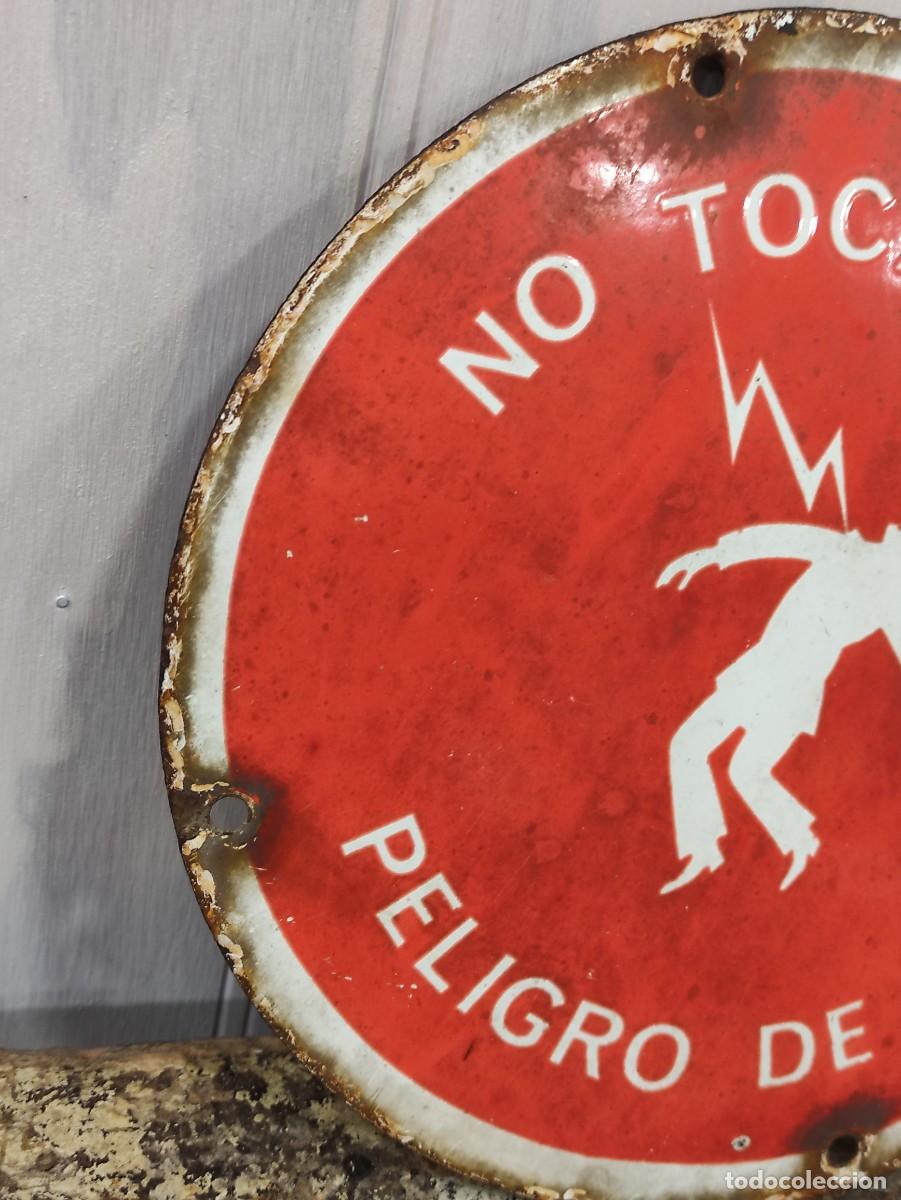 Carteles: Chapa esmaltada no tocar peligro de muerte - Foto 2