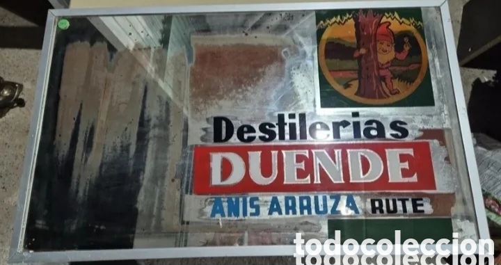 Carteles: Espejo de publicidad anis duende - Foto 1