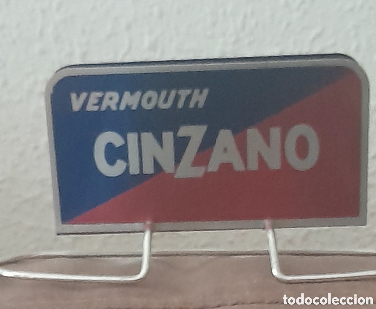 Carteles: Servilletero de chapa CINZANO - Foto 2