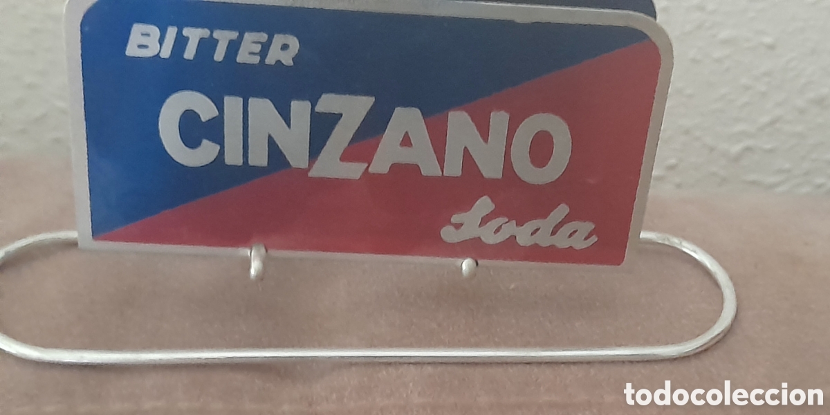 Carteles: Servilletero de chapa CINZANO - Foto 4