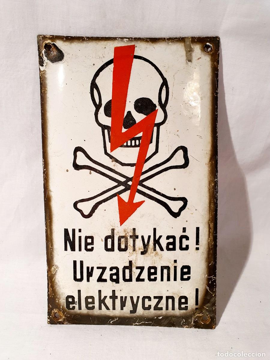 Carteles: Chapa esmaltada polaca, a&ntilde;os 30. - Foto 1