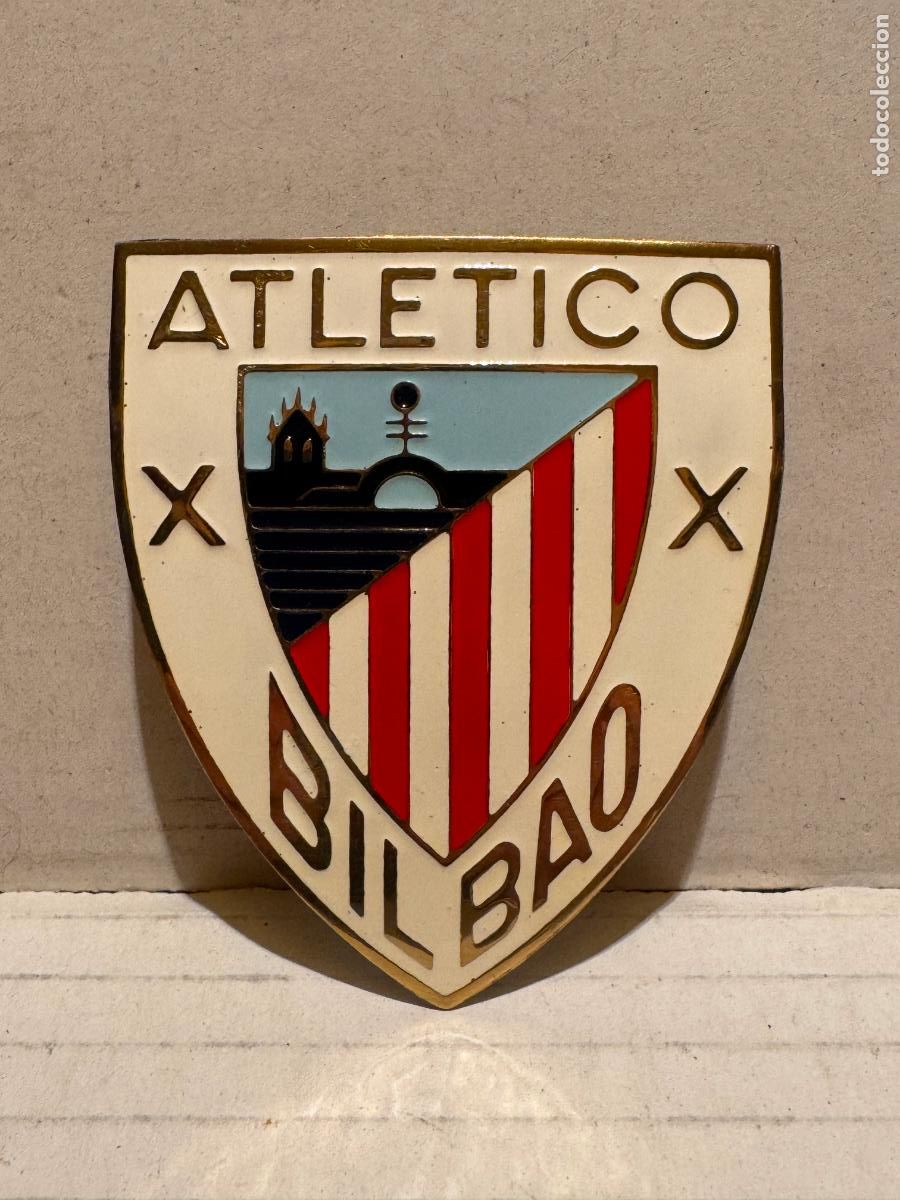 Carteles: CHAPA ESMALTADA ATLETIC DE BILBAO - Foto 1