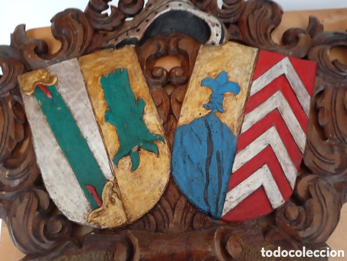 Carteles: Escudo heraldico policromado - Foto 2