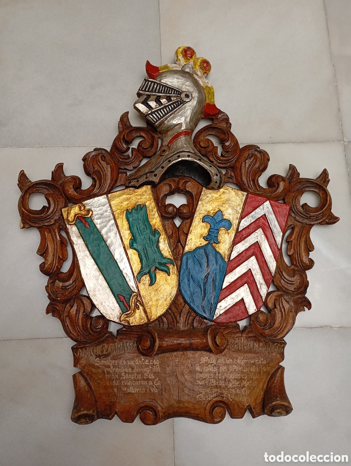 Carteles: Escudo heraldico policromado - Foto 1