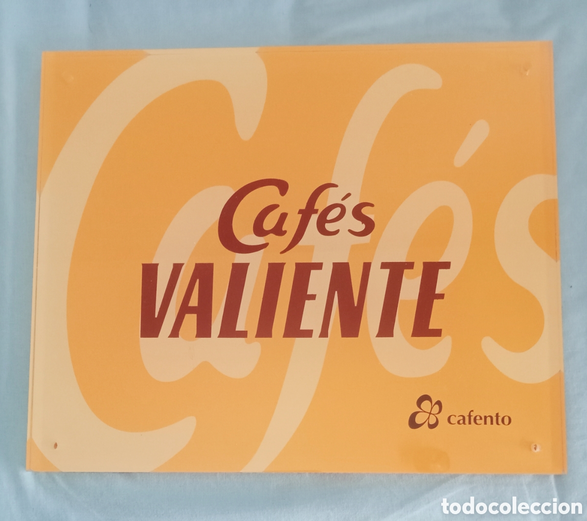 Carteles: Cartel de metacrilato Caf&eacute;s Valiente - Foto 1