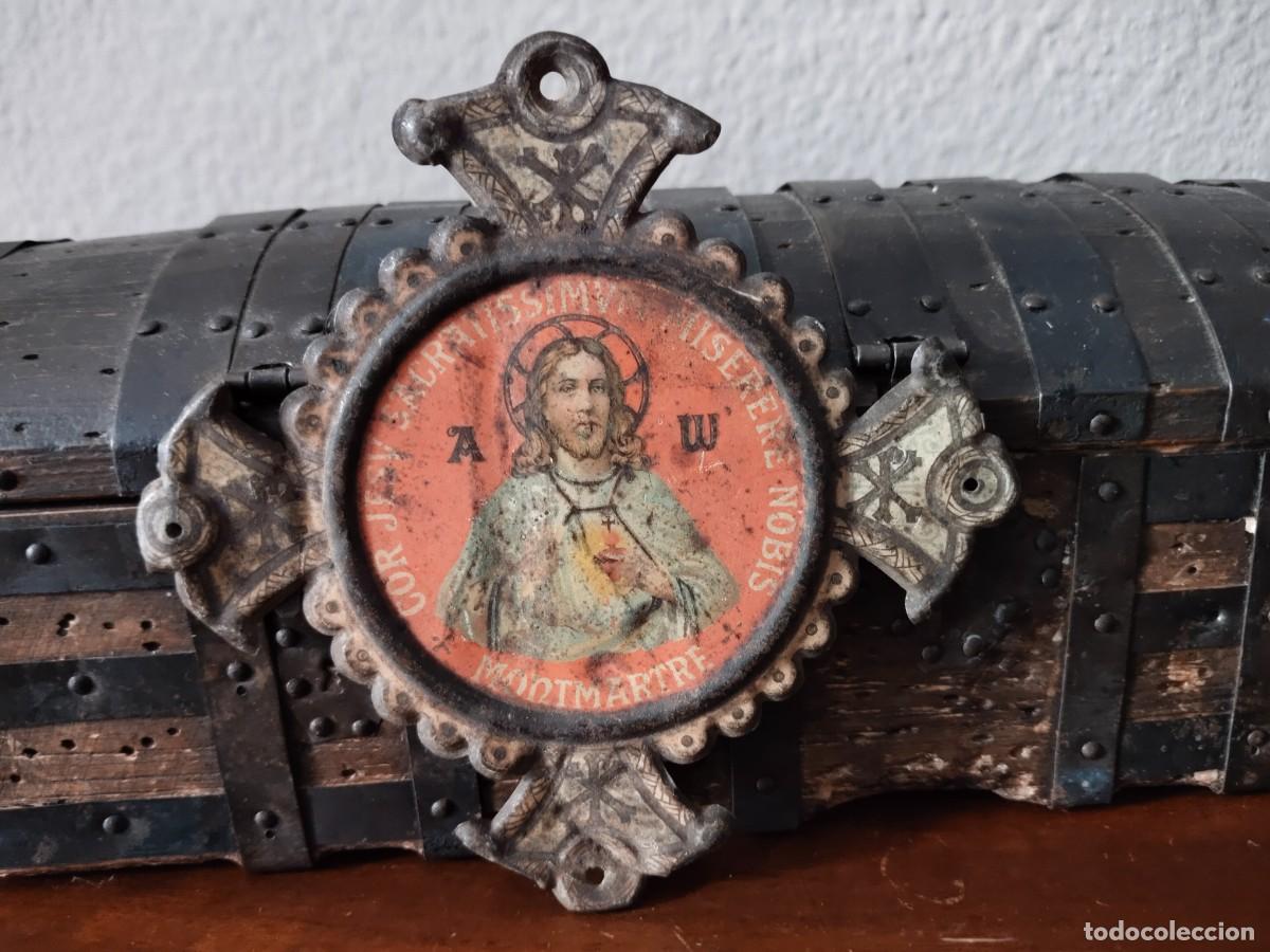 Carteles: Chapa para puerta Sagrado Coraz&oacute;n. - Foto 1