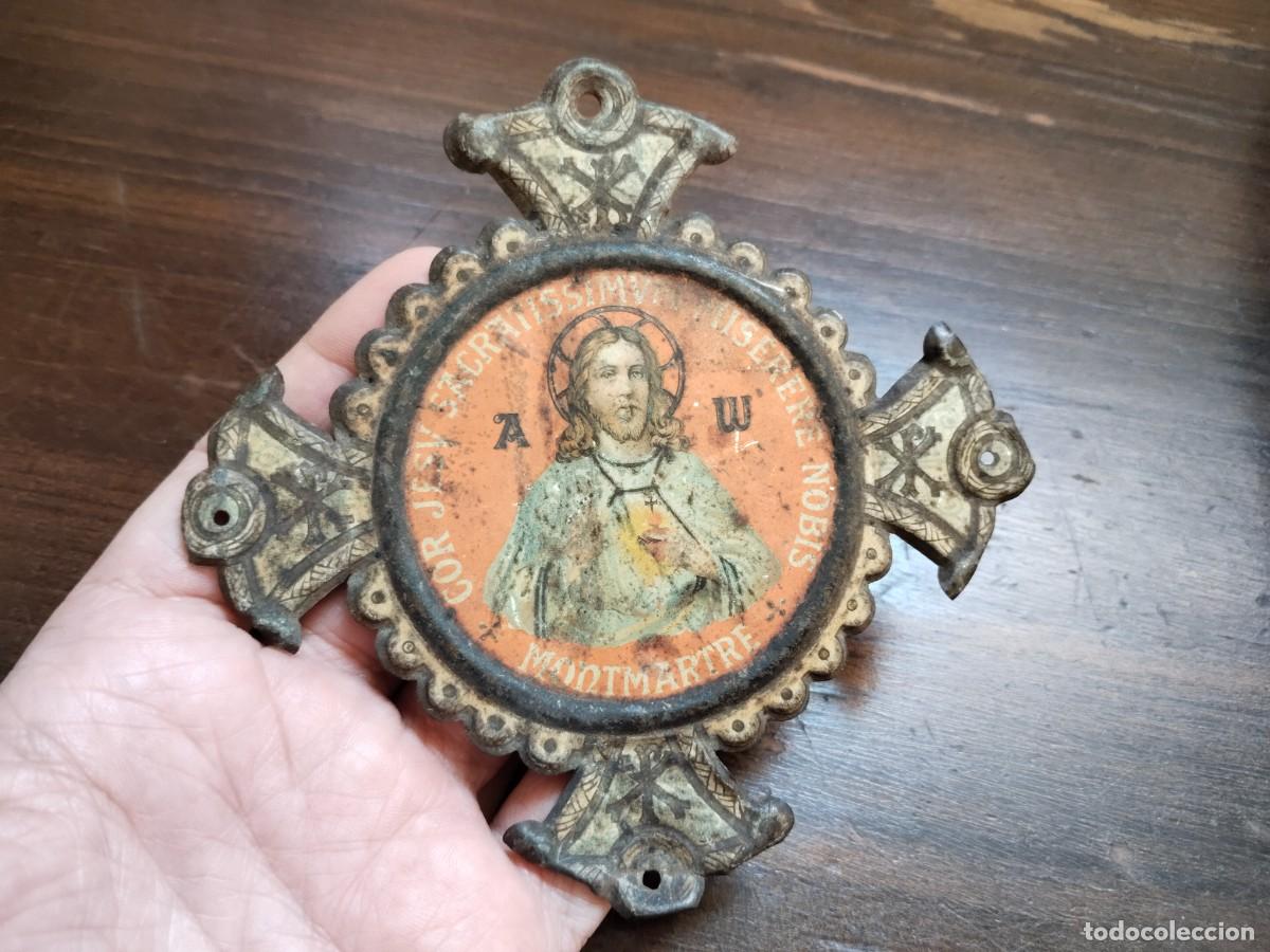 Carteles: Chapa para puerta Sagrado Coraz&oacute;n. - Foto 4