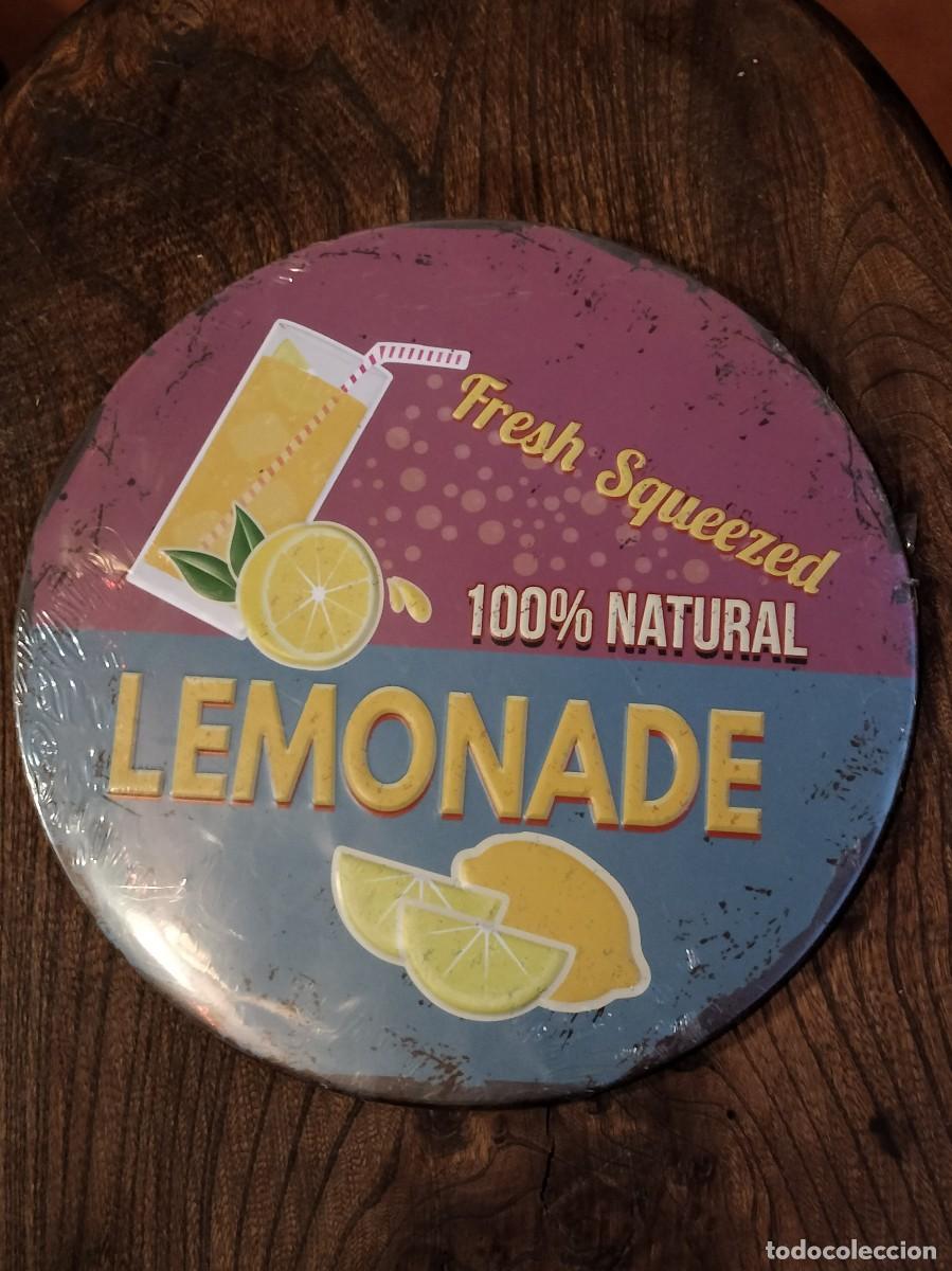 Carteles: Placa met&aacute;lica &rdquo;Lemonade&rdquo; - Foto 1