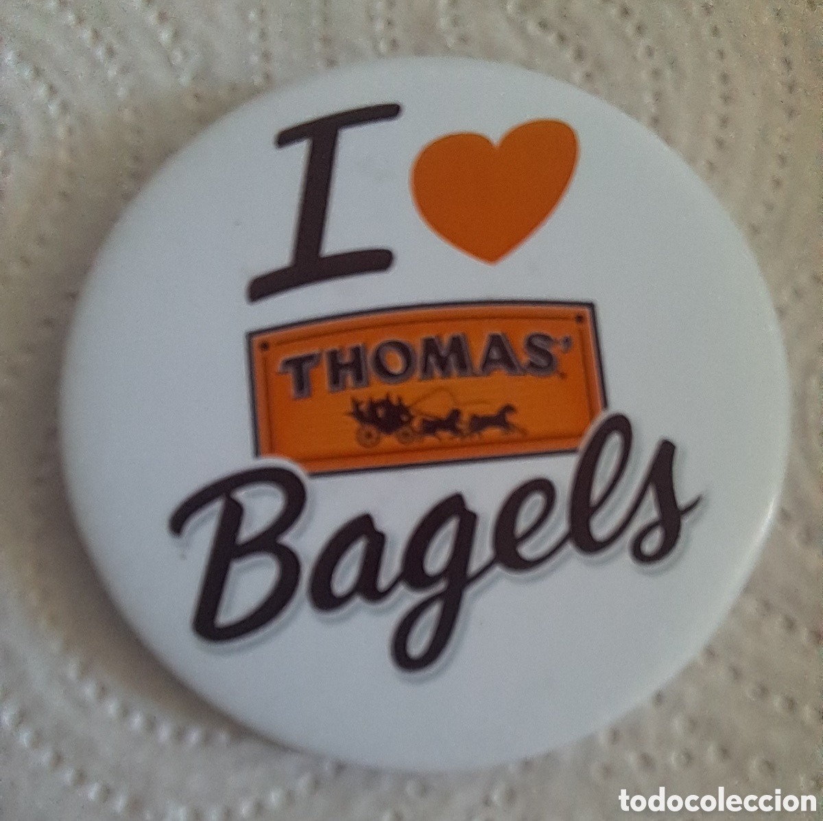 Carteles: CHAPA IMPERDIBLE BAGELS THOMAS - Foto 1