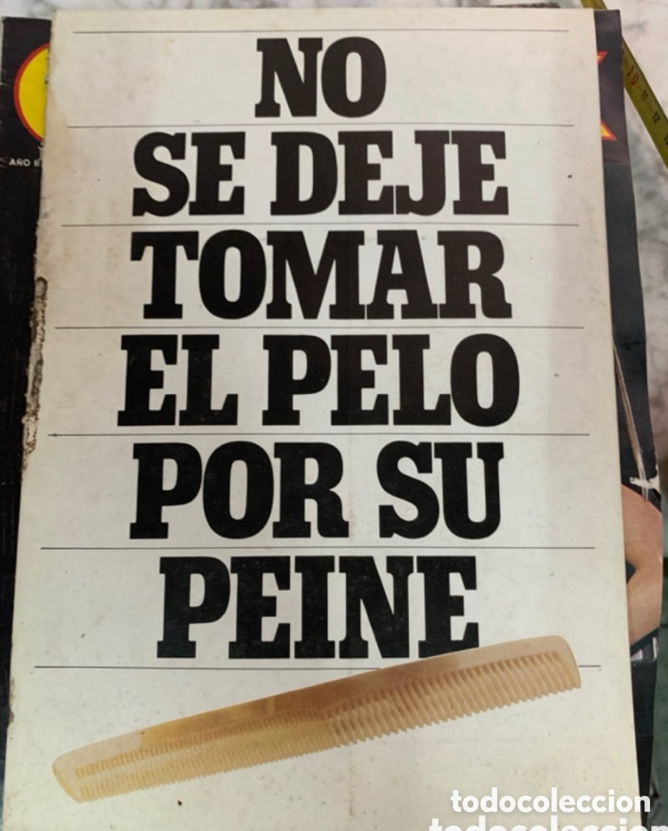Affiches: Cartel no se deje tomar el pelo por su peine