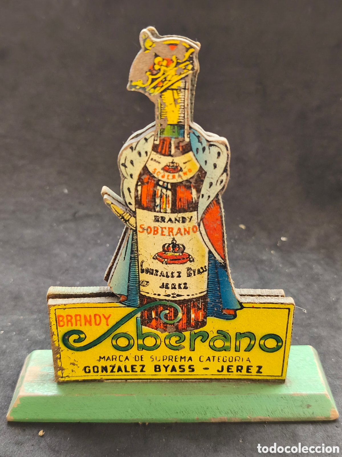 Carteles: Servilletero publicidad Brandy Soberano - Foto 1