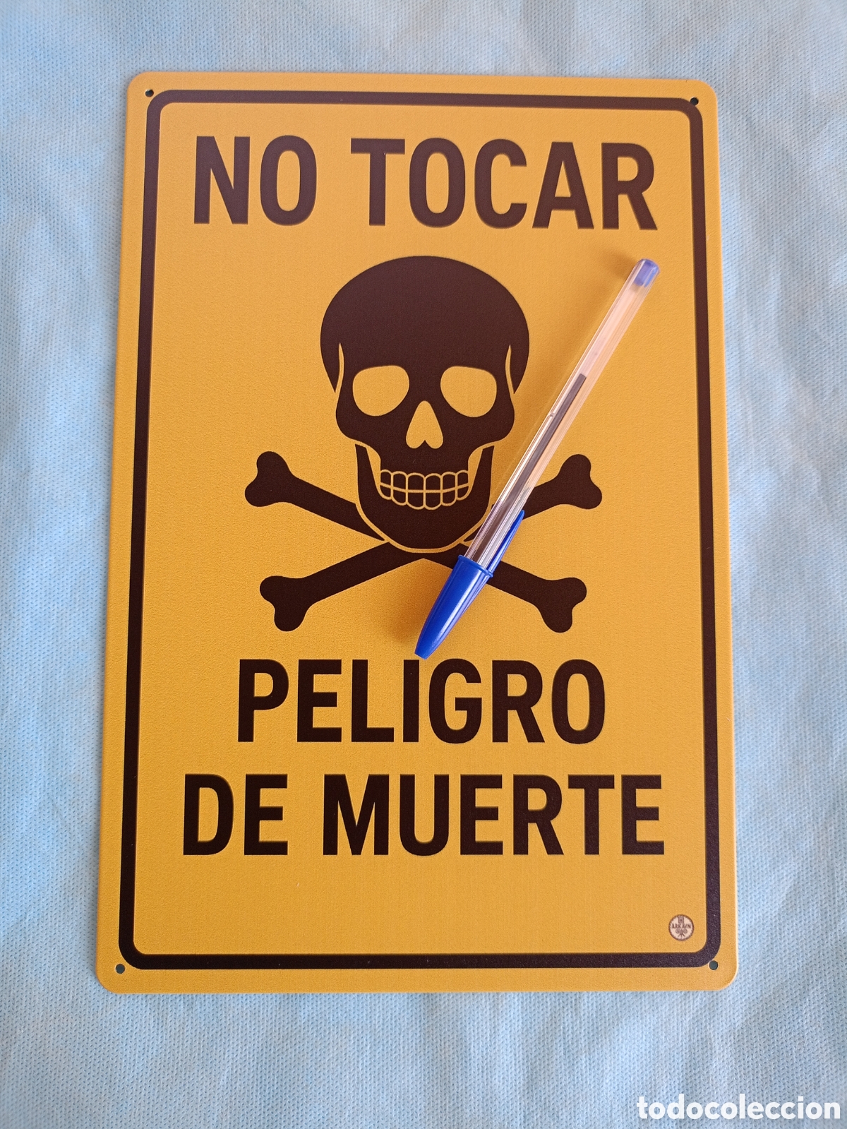 Carteles: CHAPA NO TOCAR PELIGRO DE MUERTE - Foto 1
