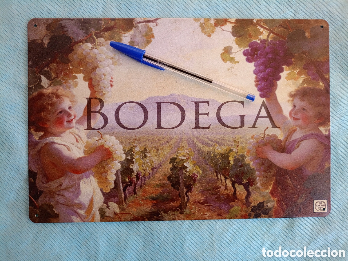Carteles: CHAPA MET&Aacute;LICA BODEGA - Foto 1
