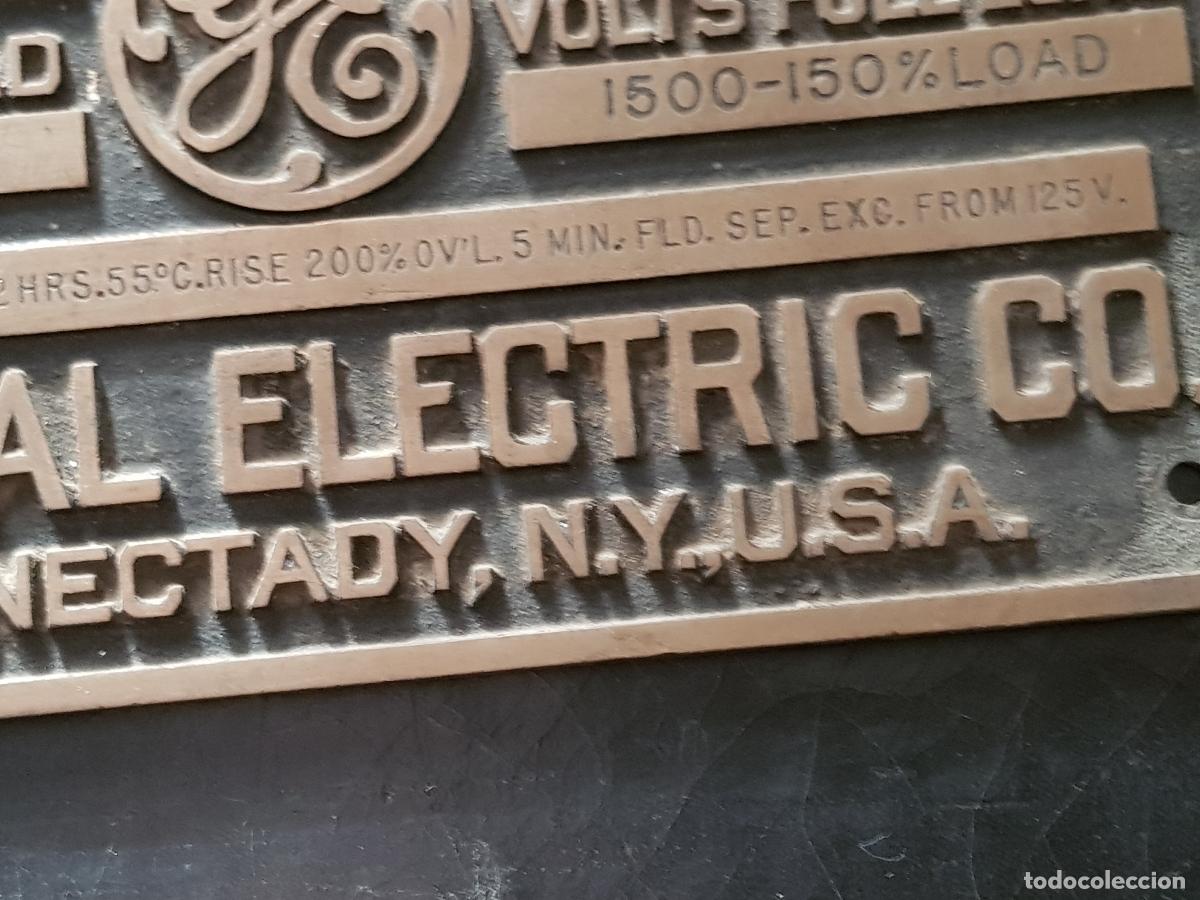 Carteles: GENERAL ELECTRIC CO.-DIRECT CURRENT GENERADOR - Foto 4