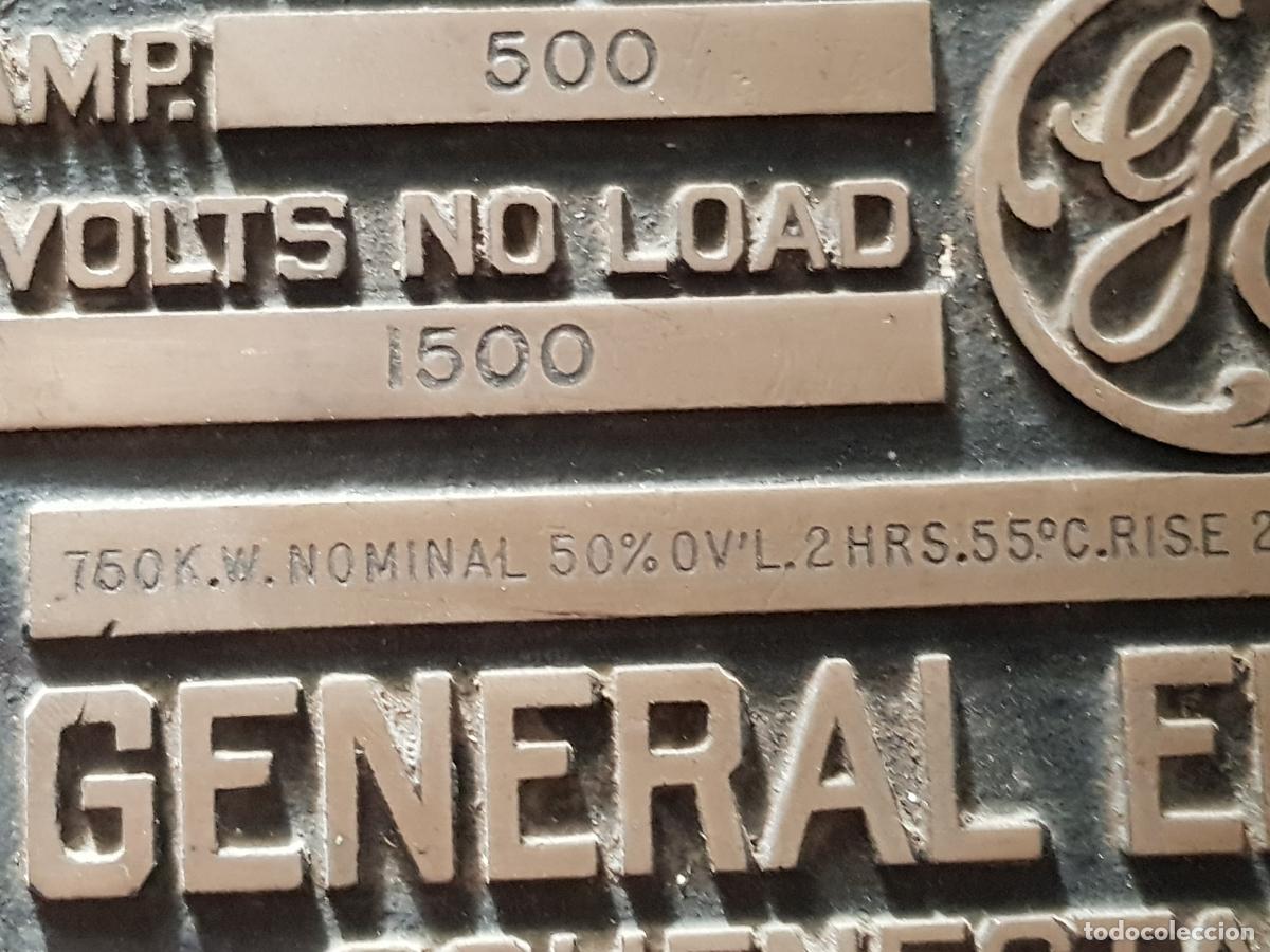 Carteles: GENERAL ELECTRIC CO.-DIRECT CURRENT GENERADOR - Foto 5