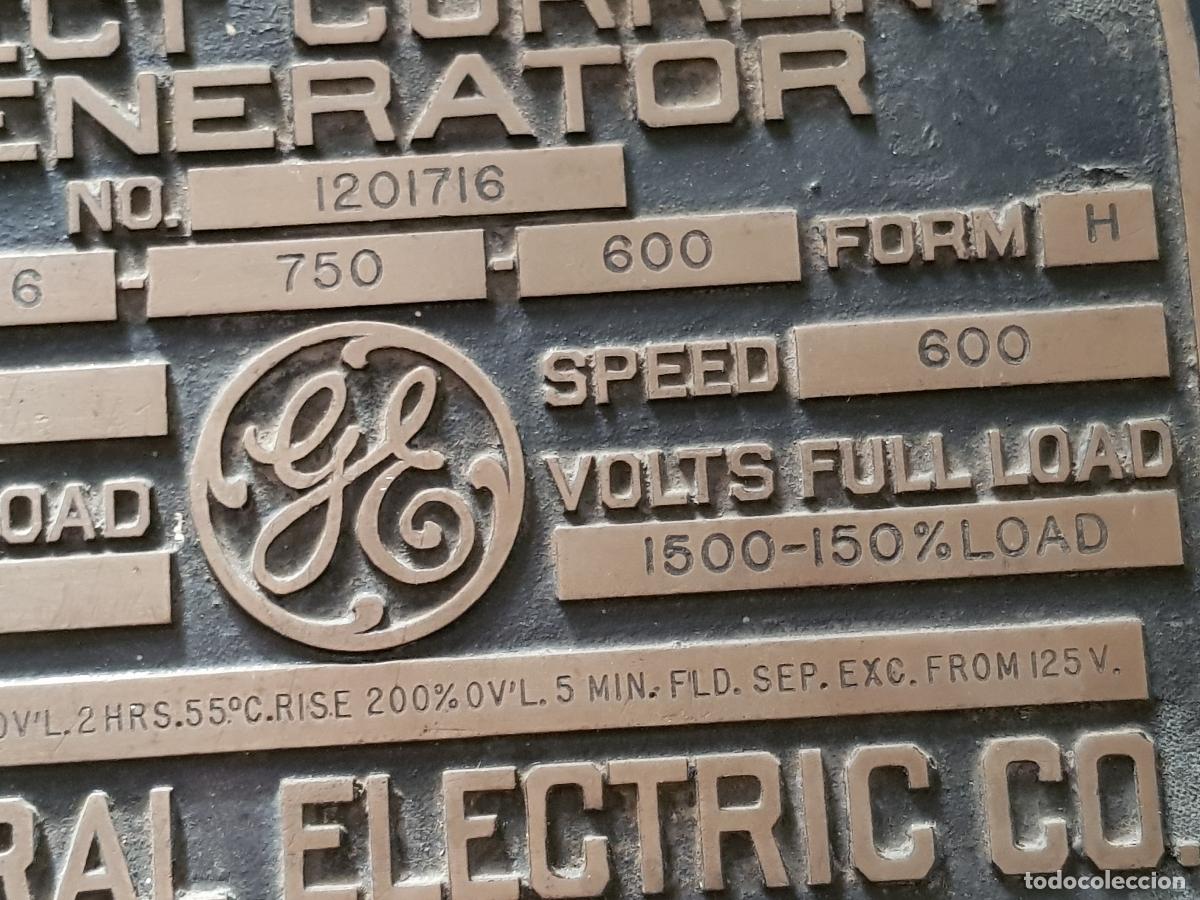 Carteles: GENERAL ELECTRIC CO.-DIRECT CURRENT GENERADOR - Foto 8