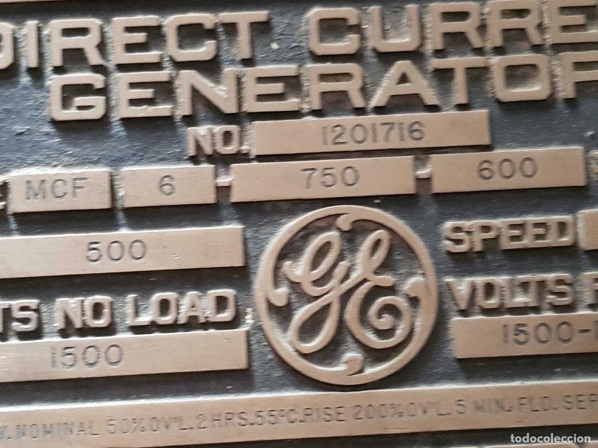 Carteles: GENERAL ELECTRIC CO.-DIRECT CURRENT GENERADOR - Foto 9
