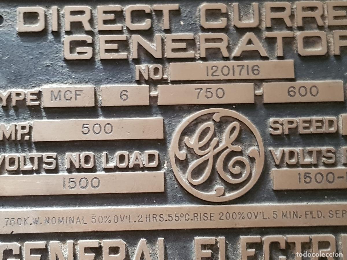 Carteles: GENERAL ELECTRIC CO.-DIRECT CURRENT GENERADOR - Foto 12